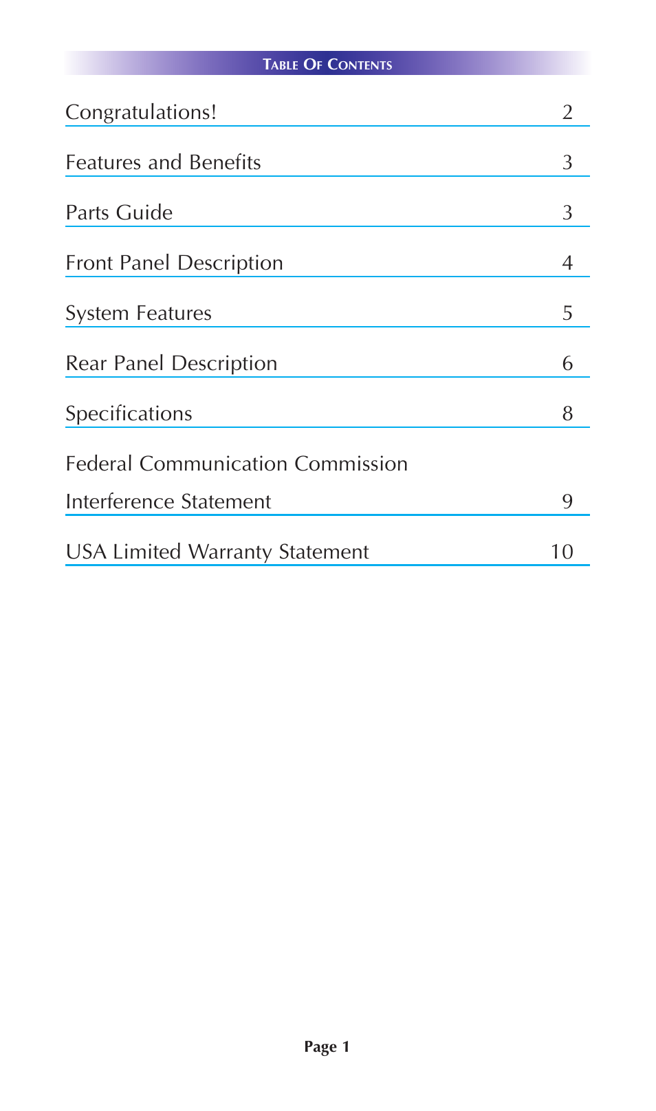 Staub Electronics SNP-1 URC - 2 WAY STREAMING NETWORK PLAYER User Manual | Page 3 / 16