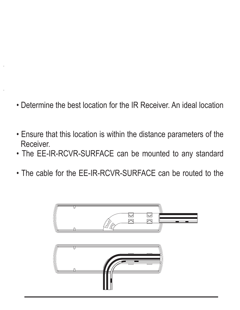 Staub Electronics EE-IR-RCVR-SURFACE EPISODE - ELECTRONICS SURFACE MOUNT PLASMA_LED-PROOF IR SENSOR WITH LED FEEDBACK User Manual | Page 2 / 6