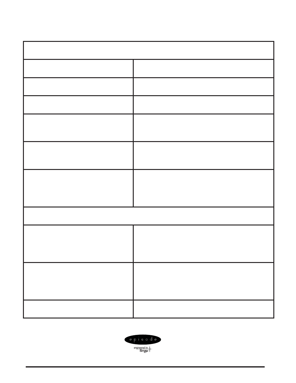 Specifications | Staub Electronics EE-IR-RCVR-SURFACE EPISODE - ELECTRONICS SURFACE MOUNT PLASMA_LED-PROOF IR SENSOR WITH LED FEEDBACK User Manual | Page 6 / 6