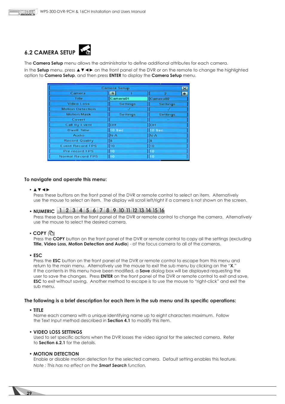 2 camera setup | Staub Electronics WPS-300-DVR-16CH WIREPATH - 16 CHANNEL DVR WITH 1TB HDD User Manual | Page 29 / 115