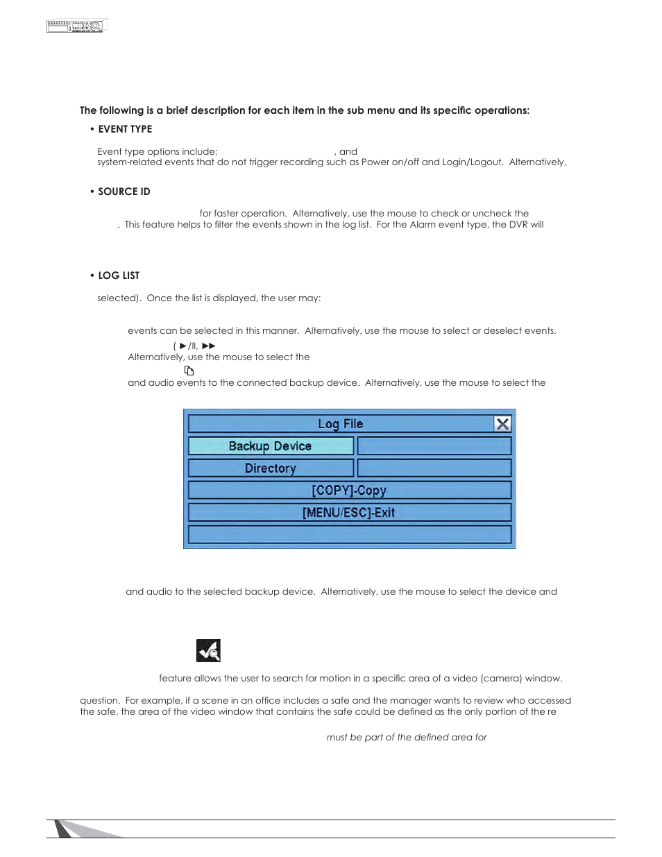 3 smart search | Staub Electronics WPS-100-DVR-4CH WIREPATH - 4 CHANNEL DVR W_500GB HDD User Manual | Page 44 / 84