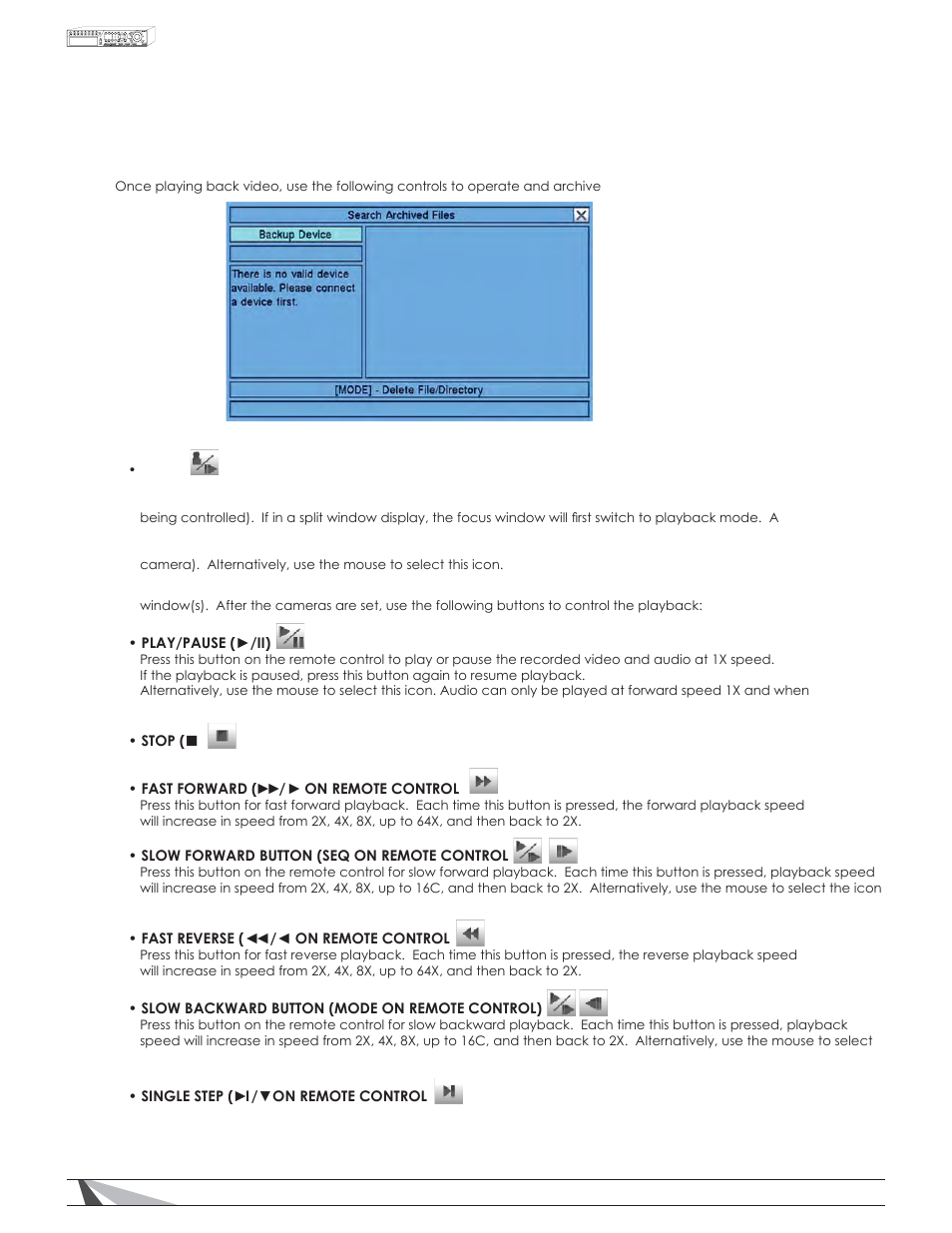 5 playback search results | Staub Electronics WPS-100-DVR-4CH WIREPATH - 4 CHANNEL DVR W_500GB HDD User Manual | Page 48 / 84