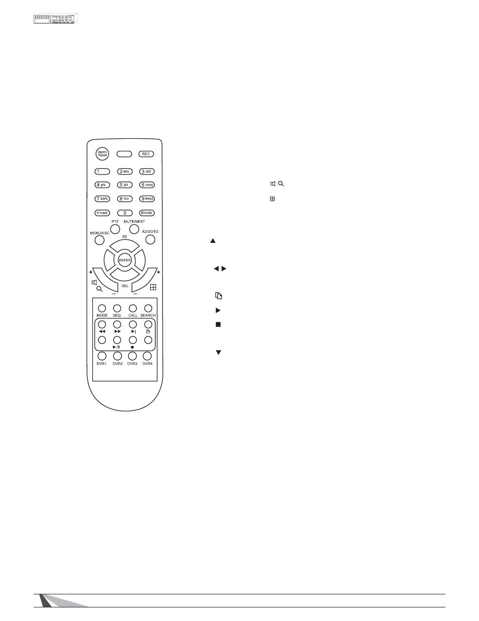 3 remote control | Staub Electronics WPS-100-DVR-4CH WIREPATH - 4 CHANNEL DVR W_500GB HDD User Manual | Page 8 / 84