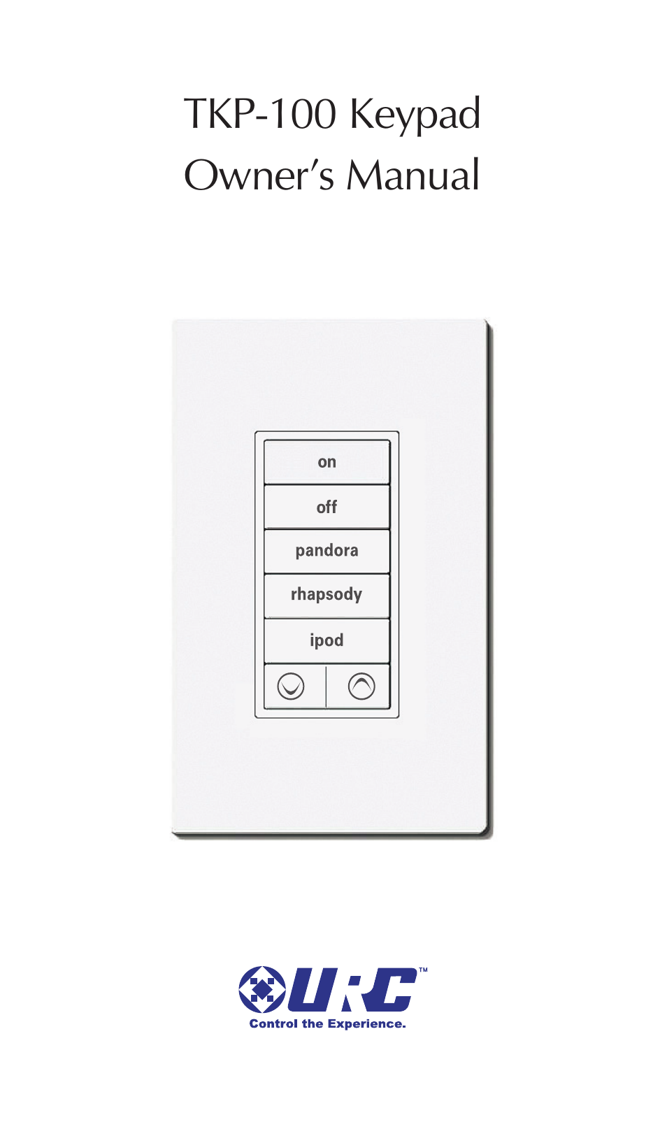 Staub Electronics TKP-100 URC - IN WALL NETWORK KEYPAD User Manual | 12 pages