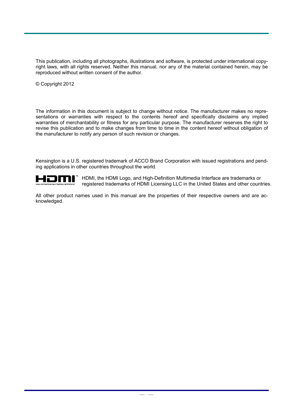 Staub Electronics D803-3D VIVITEK - 3D DIGITAL PROJECTOR (3600 LUMENS) User Manual | 59 pages