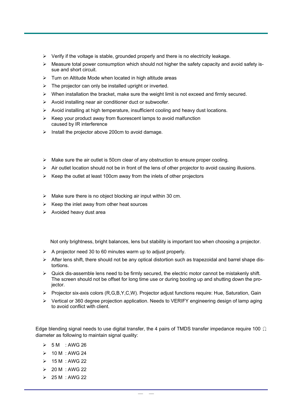 Staub Electronics D803-3D VIVITEK - 3D DIGITAL PROJECTOR (3600 LUMENS) User Manual | Page 4 / 59