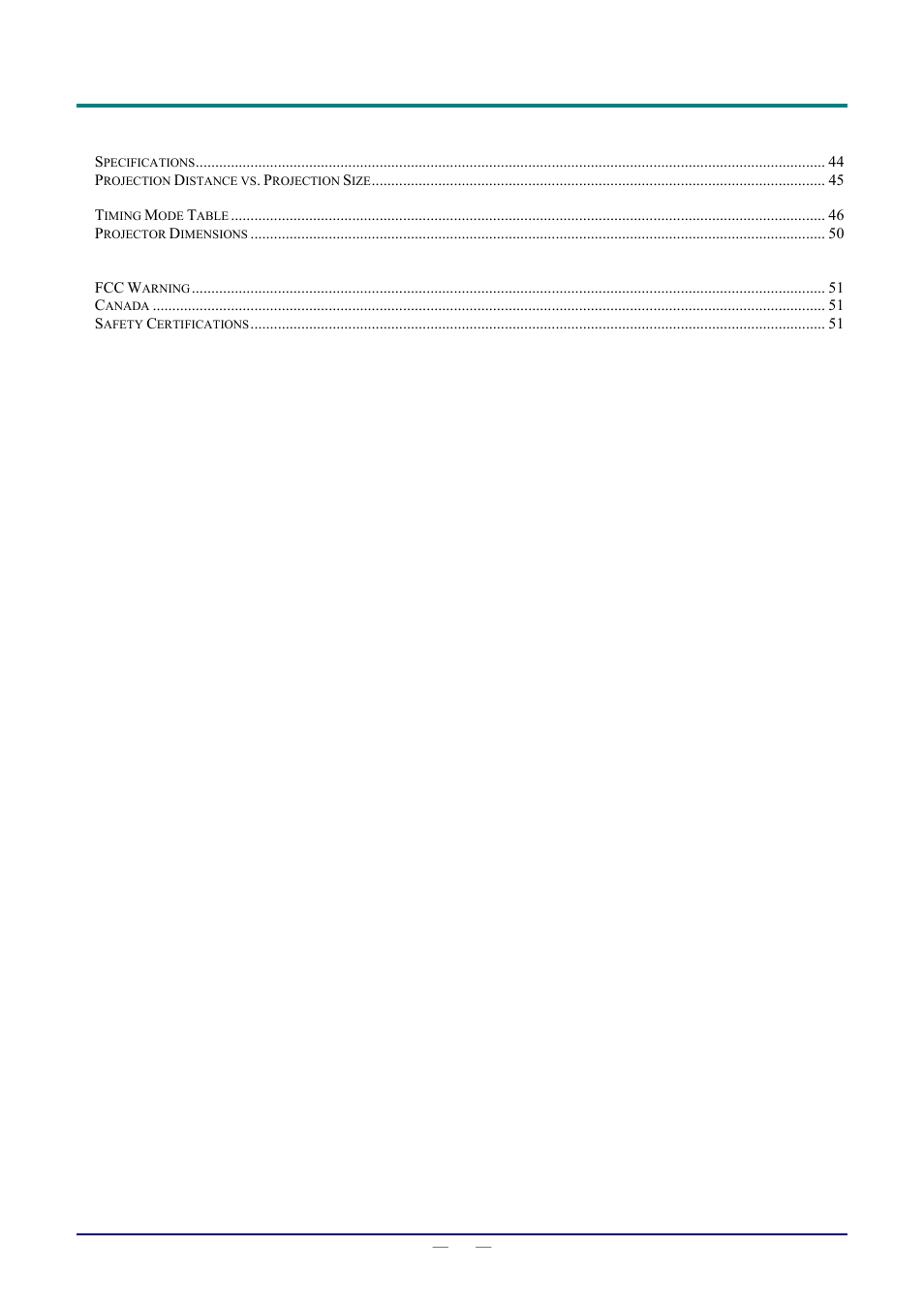 Dlp projector—user’s manual | Staub Electronics D803-3D VIVITEK - 3D DIGITAL PROJECTOR (3600 LUMENS) User Manual | Page 8 / 59