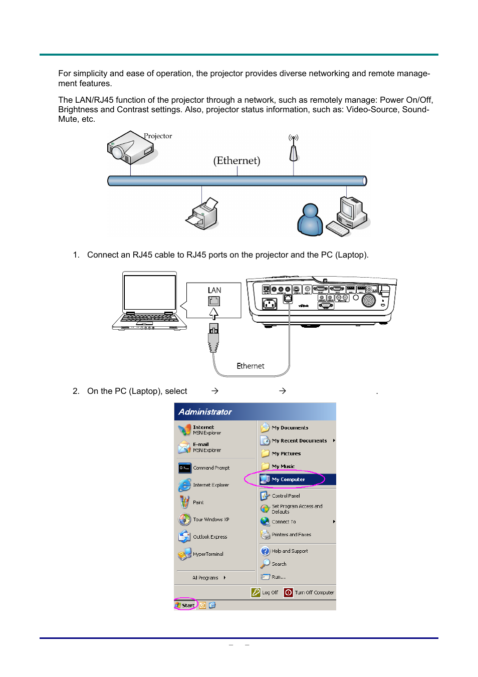 Staub Electronics D963HD VIVITEK - 1080P MULTIMEDIA PROJECTOR (4500 LUMENS) User Manual | Page 34 / 59