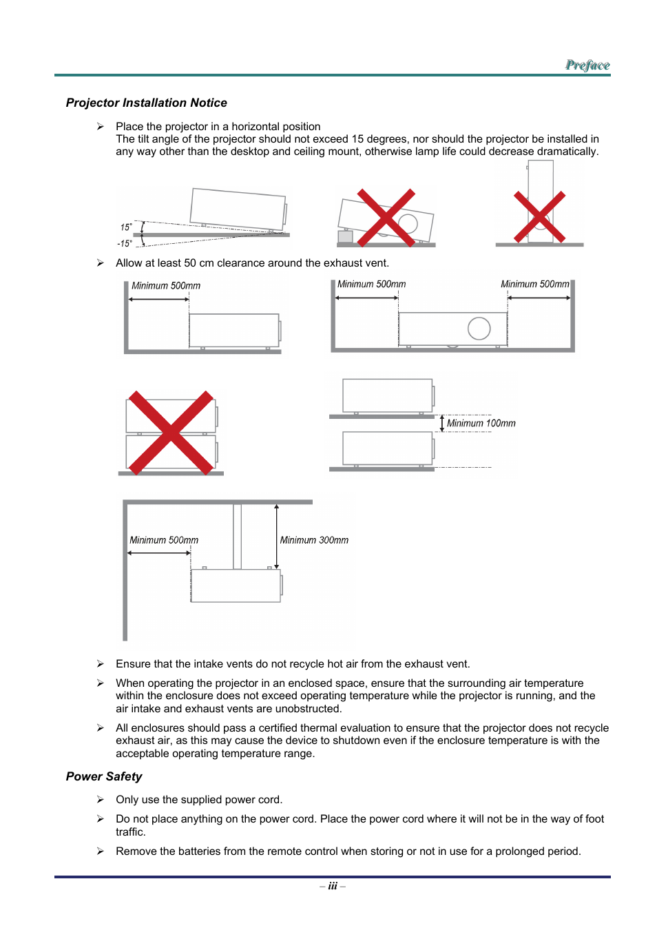 Staub Electronics H5085 VIVITEK - 1080P HOME THEATRE PROJECTOR (1800 LUMENS) User Manual | Page 3 / 56