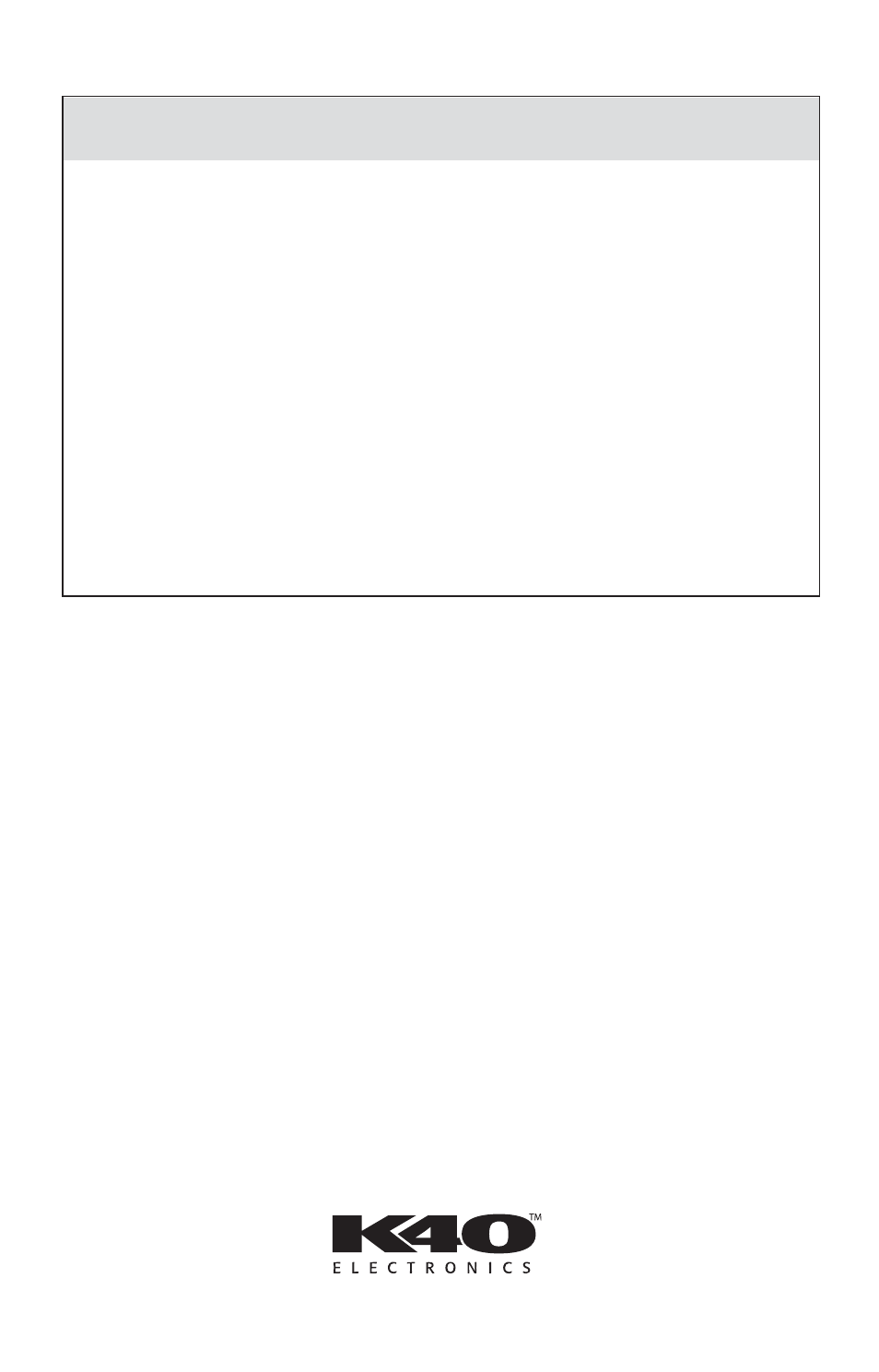 Staub Electronics RL100 K40 - PORTABLE RADAR & LASER DETECTOR User Manual | Page 18 / 20
