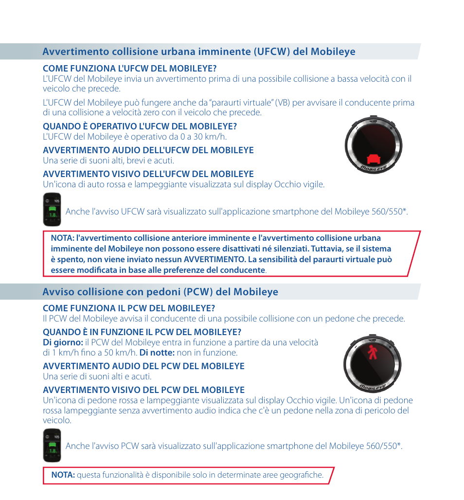 Staub Electronics ME-560 MOBILEYE - IMPROVED AFTERMARKET COLLISION PREVENTION SYSTEM W_ IOS SUPPORT User Manual | Page 41 / 100