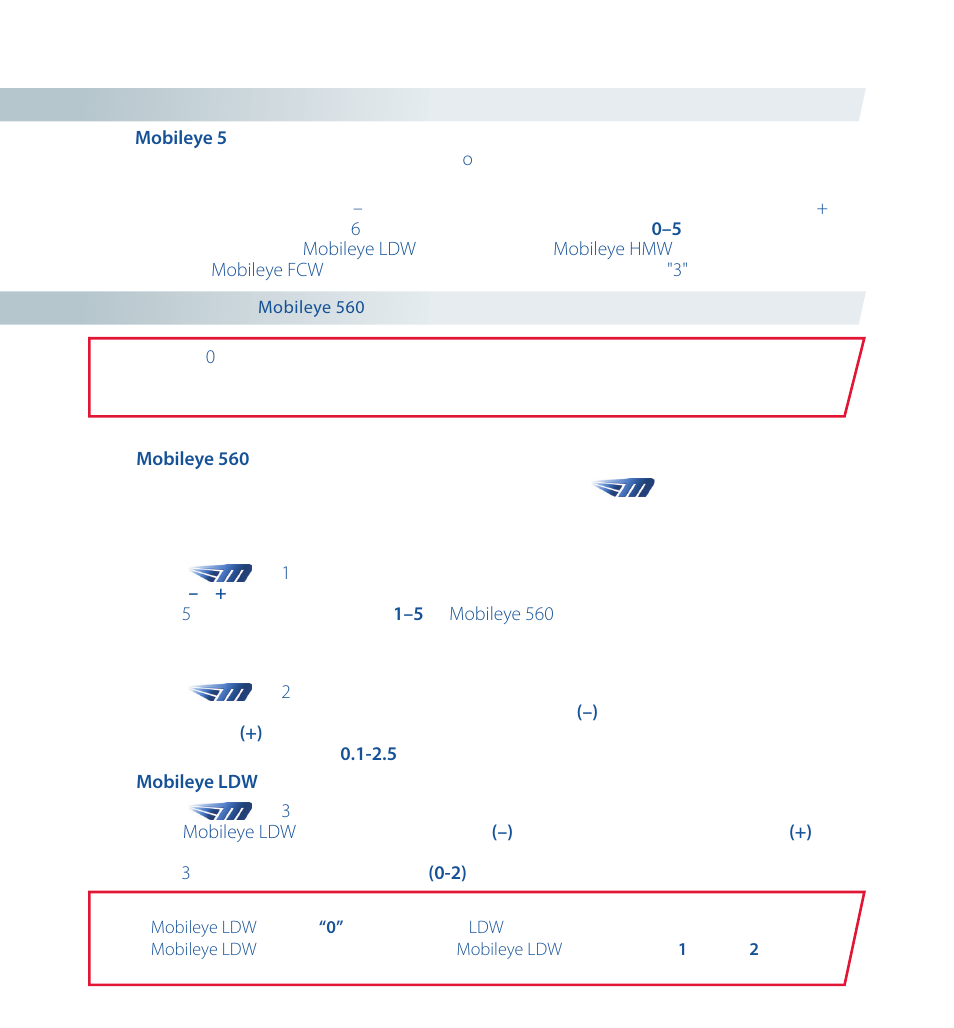 Staub Electronics ME-560 MOBILEYE - IMPROVED AFTERMARKET COLLISION PREVENTION SYSTEM W_ IOS SUPPORT User Manual | Page 82 / 100