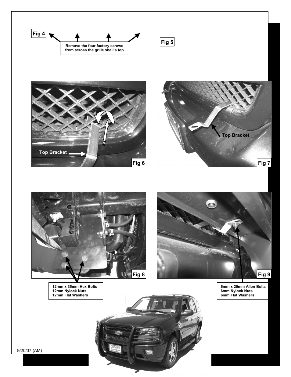 Steelcraft Automotive 50120 GRILL GUARD User Manual | Page 4 / 5