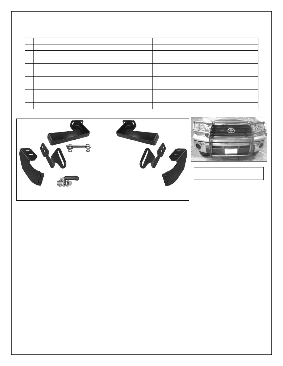 Steelcraft Automotive 53310 GRILL GUARD User Manual | 5 pages