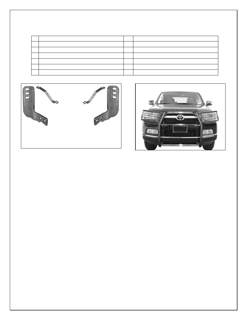 Steelcraft Automotive 53360 GRILL GUARD User Manual | 4 pages