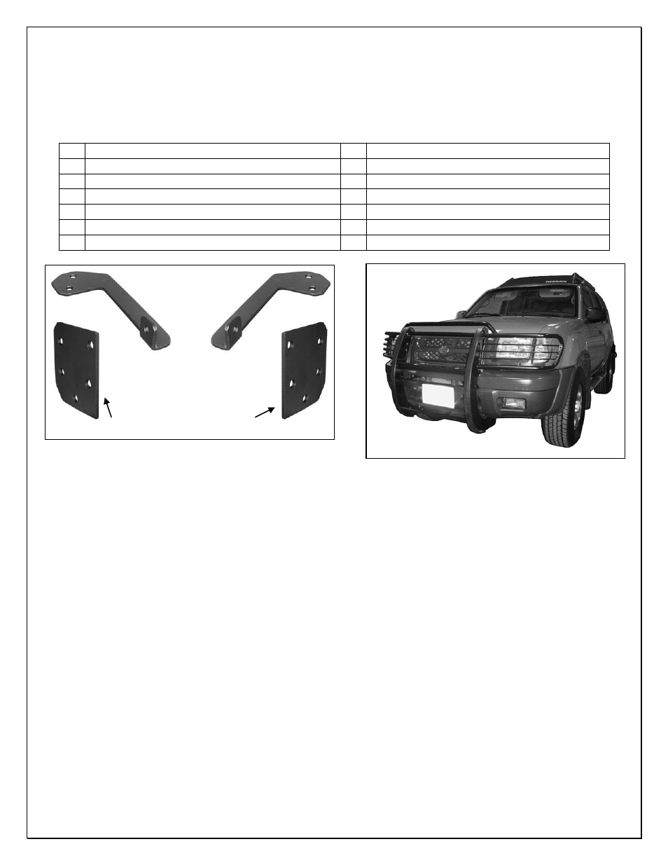 Steelcraft Automotive 54010 GRILL GUARD User Manual | 2 pages