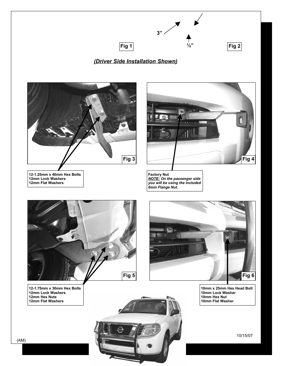 Steelcraft Automotive 54150 GRILL GUARD User Manual | Page 3 / 4