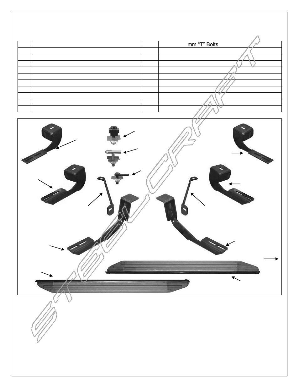 Steelcraft Automotive 134200 RUNNING BOARD User Manual | 6 pages