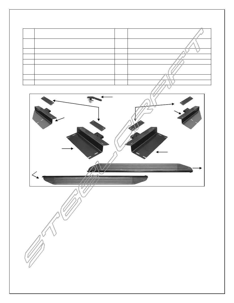 Steelcraft Automotive 132700 RUNNING BOARD User Manual | 4 pages