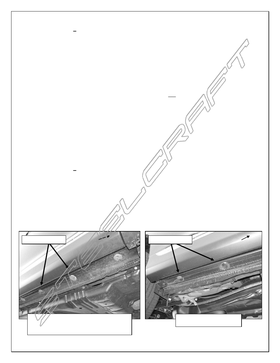 Steelcraft Automotive 132700 RUNNING BOARD User Manual | Page 2 / 4