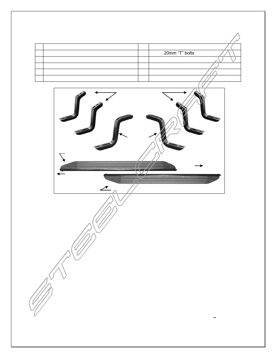 Steelcraft Automotive 133800 RUNNING BOARD User Manual | 3 pages