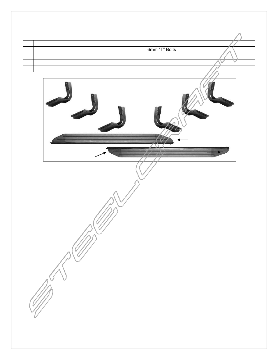 Steelcraft Automotive 140940 RUNNING BOARD User Manual | 2 pages