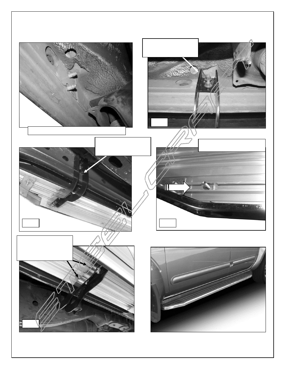 Steelcraft Automotive 140950 RUNNING BOARD User Manual | Page 2 / 2
