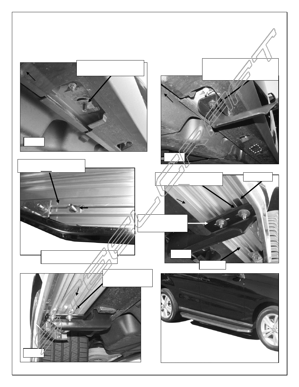 Steelcraft Automotive 190600 RUNNING BOARD User Manual | Page 5 / 5