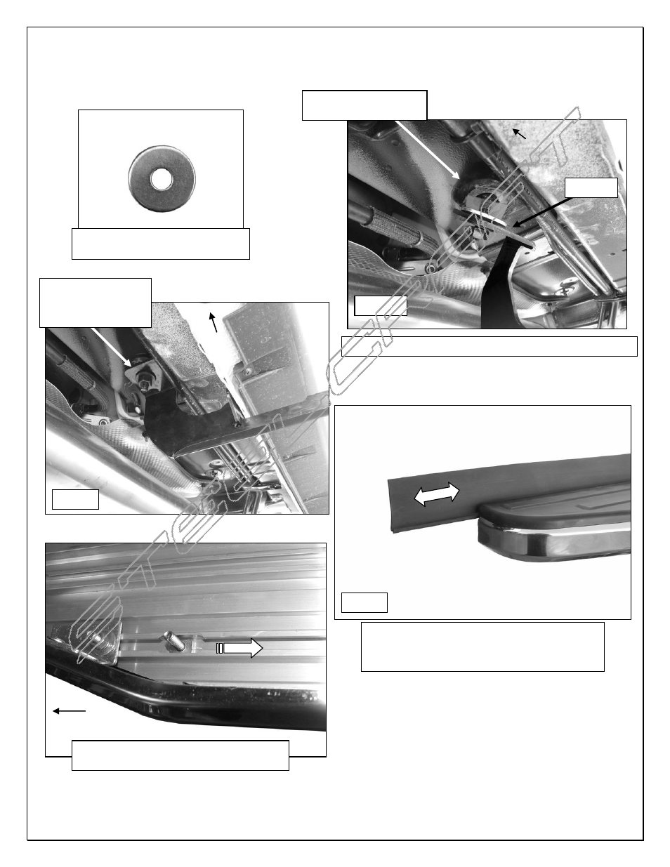 Steelcraft Automotive 180310 RUNNING BOARD User Manual | Page 6 / 8