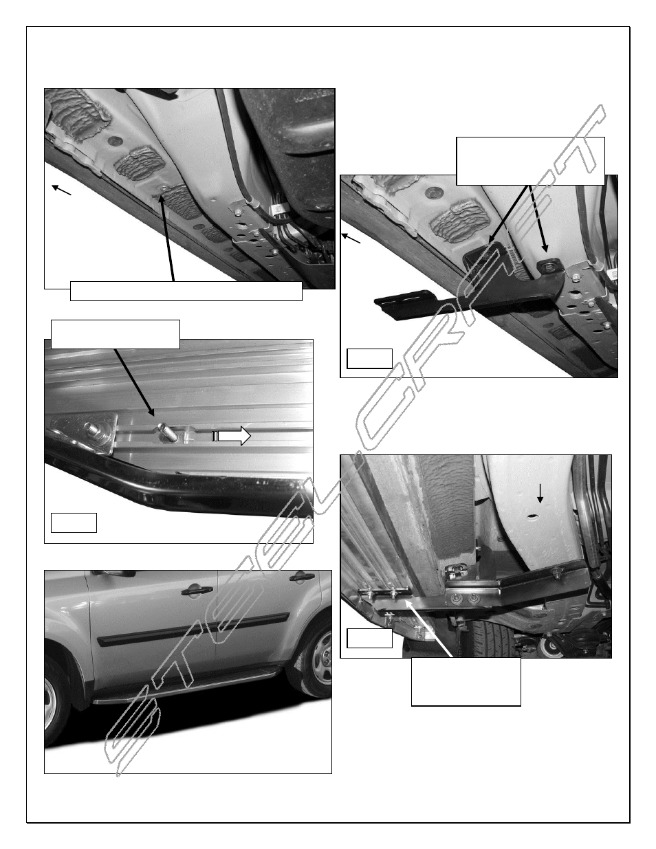 Steelcraft Automotive 155110 RUNNING BOARD User Manual | Page 5 / 5