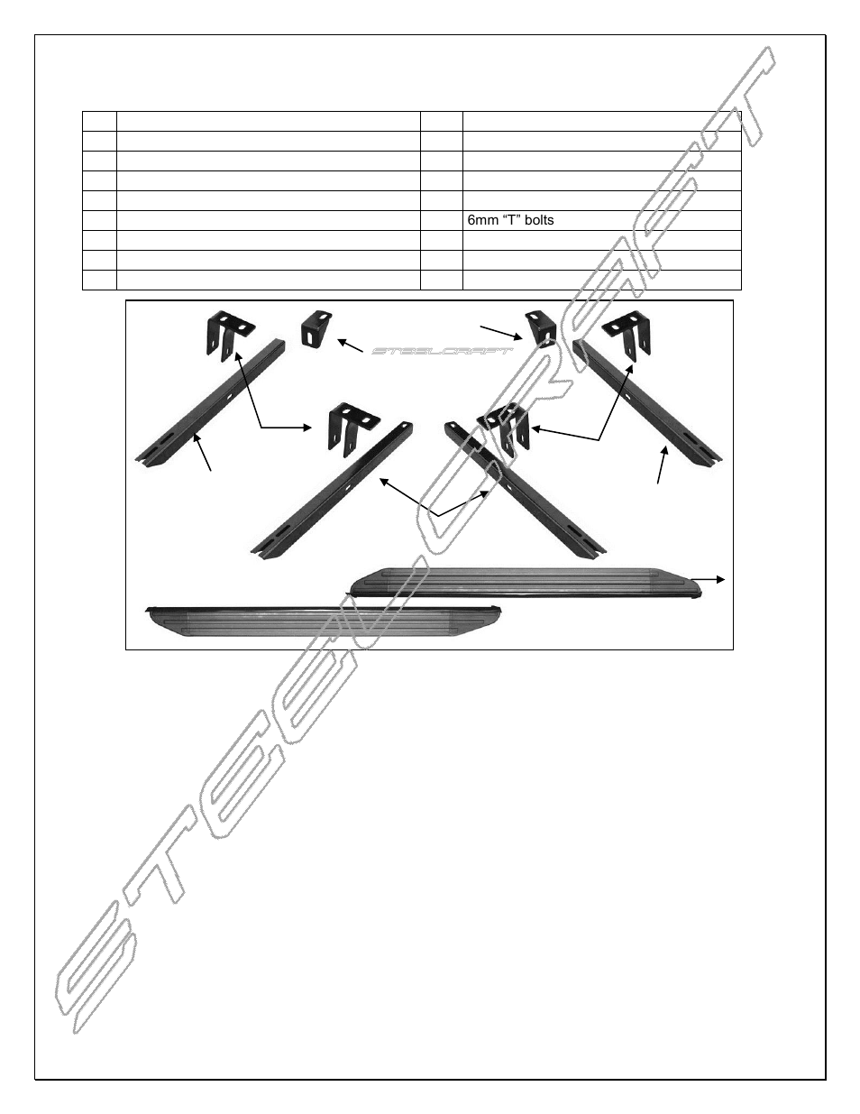 Steelcraft Automotive 155090 RUNNING BOARD User Manual | 7 pages