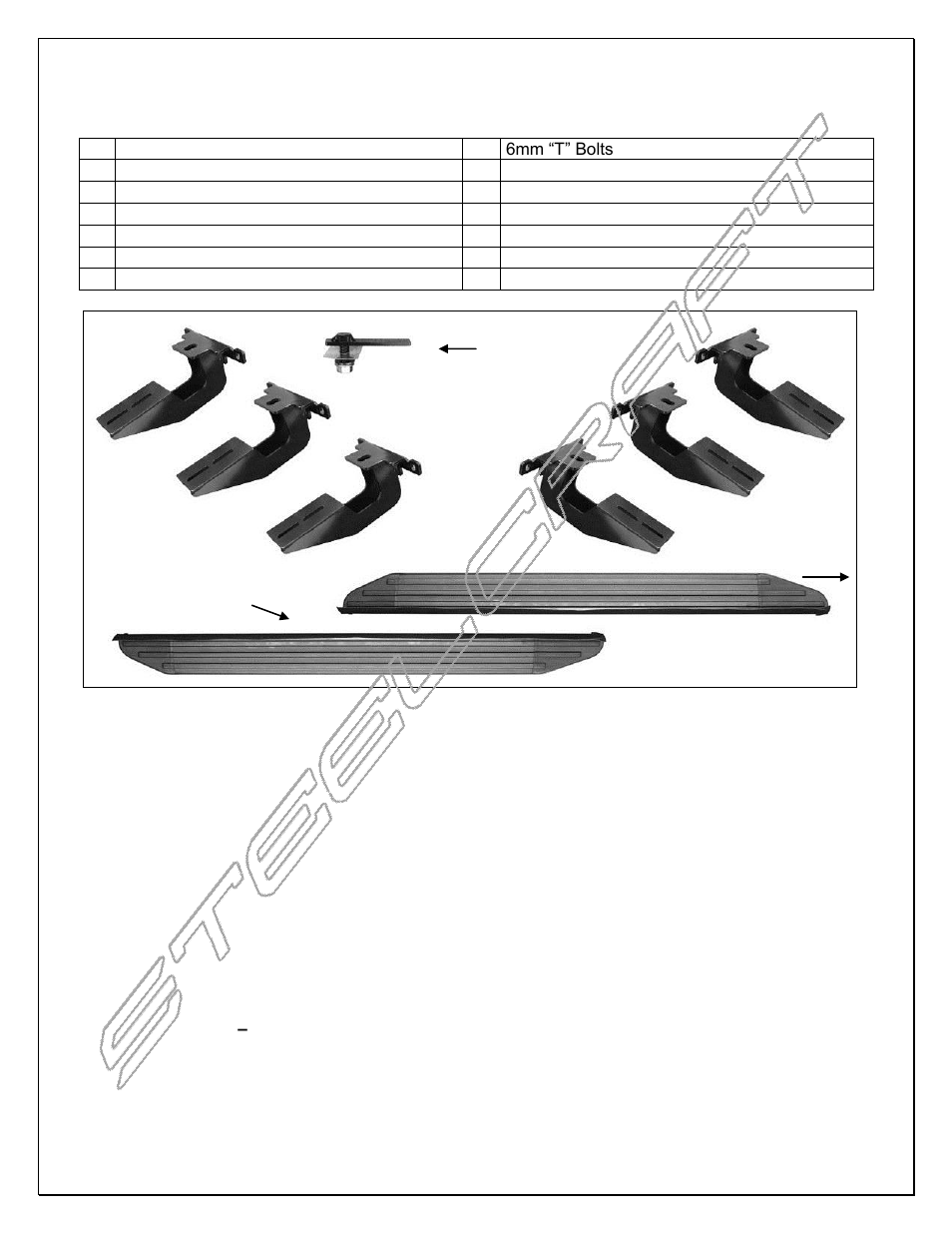 Steelcraft Automotive 121120 RUNNING BOARD User Manual | 3 pages