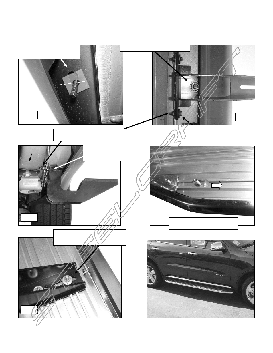 Steelcraft Automotive 121120 RUNNING BOARD User Manual | Page 3 / 3
