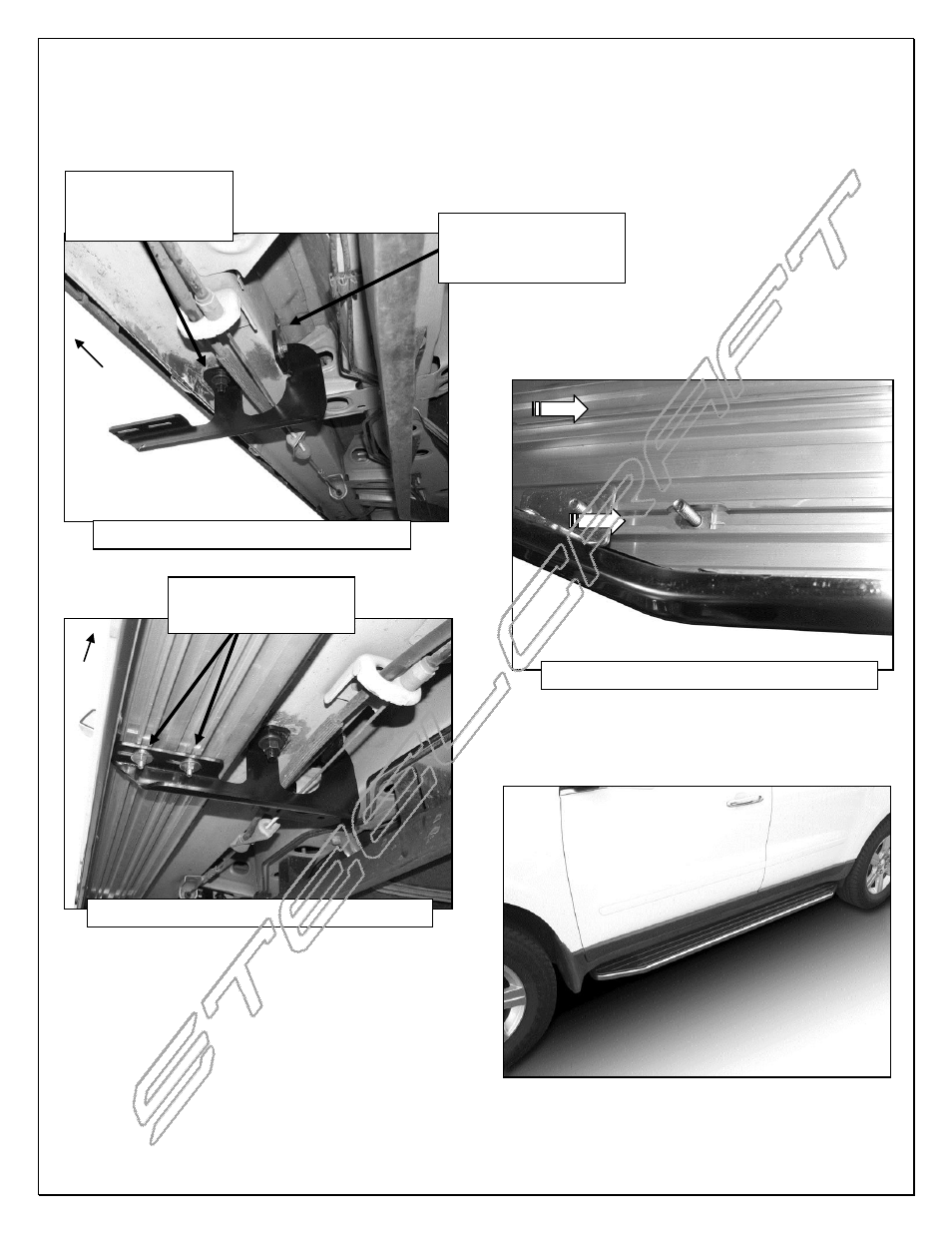 Steelcraft Automotive 103800 RUNNING BOARD User Manual | Page 5 / 5