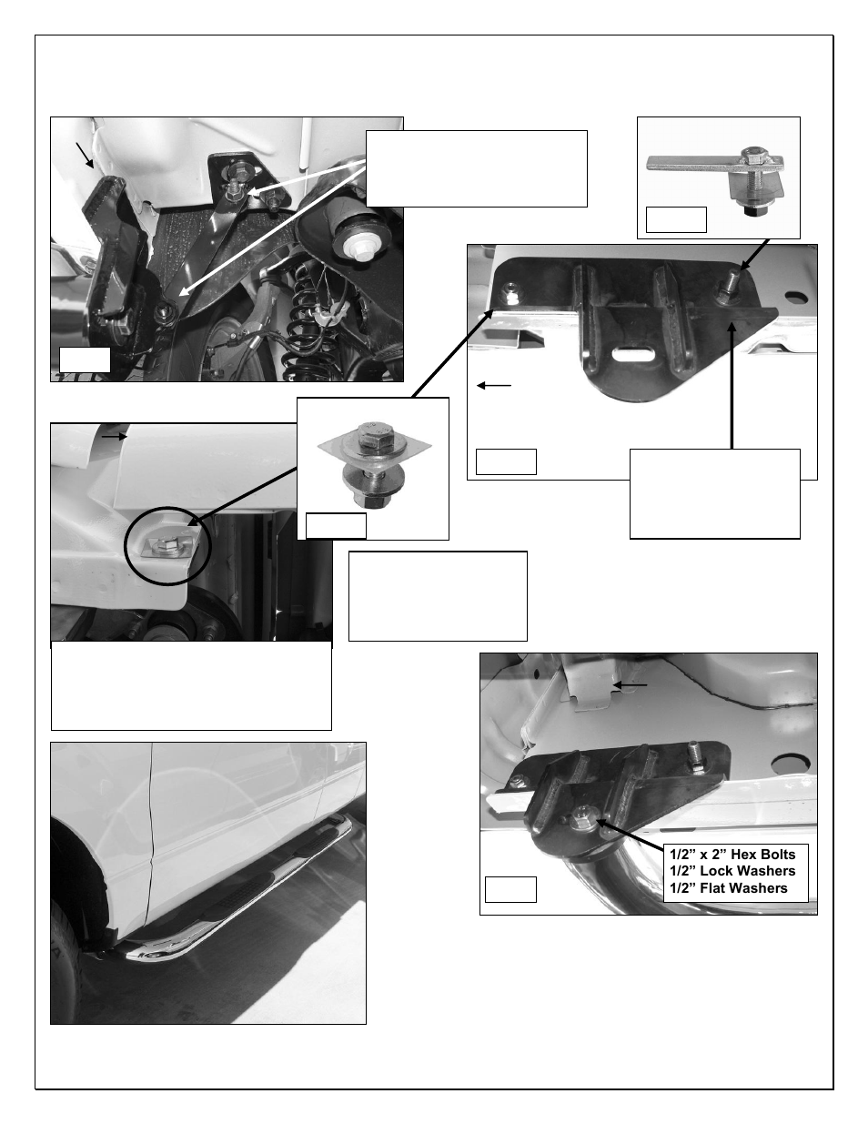 Steelcraft Automotive 213800 3 ROUND SIDE BAR User Manual | Page 4 / 4