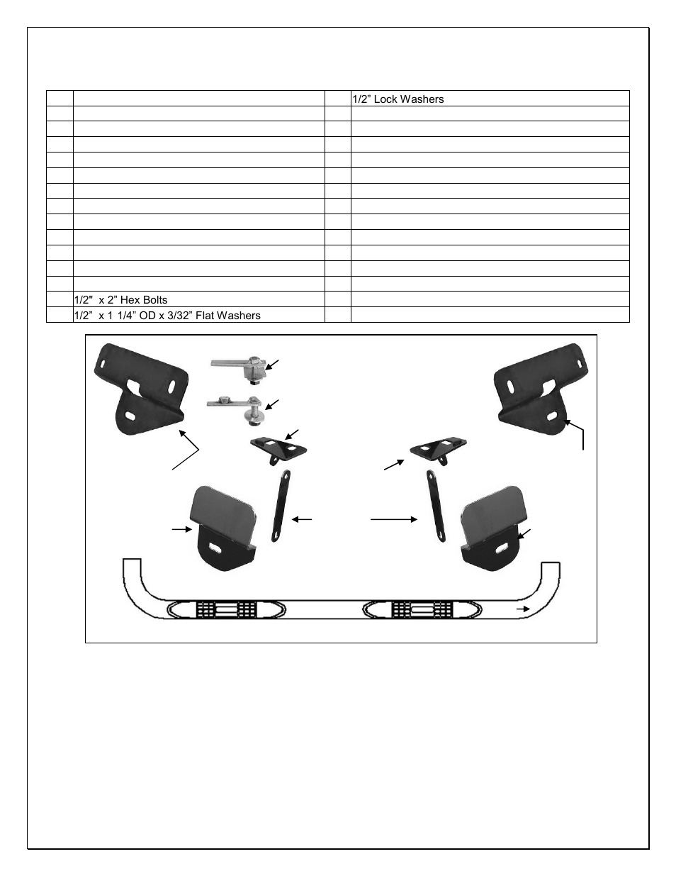 Steelcraft Automotive 213600 3 ROUND SIDE BAR User Manual | 4 pages