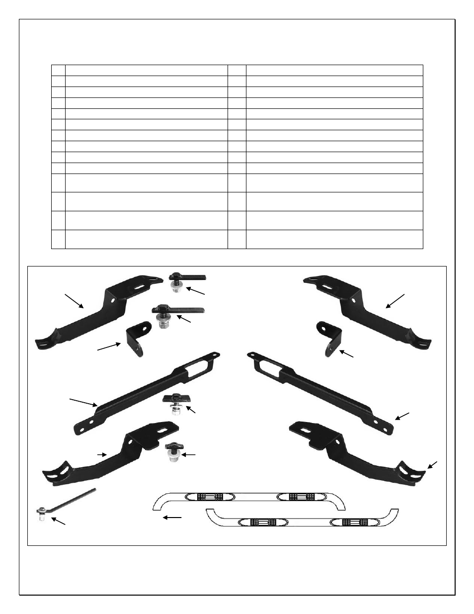 Steelcraft Automotive 213900 3 ROUND SIDE BAR User Manual | 5 pages