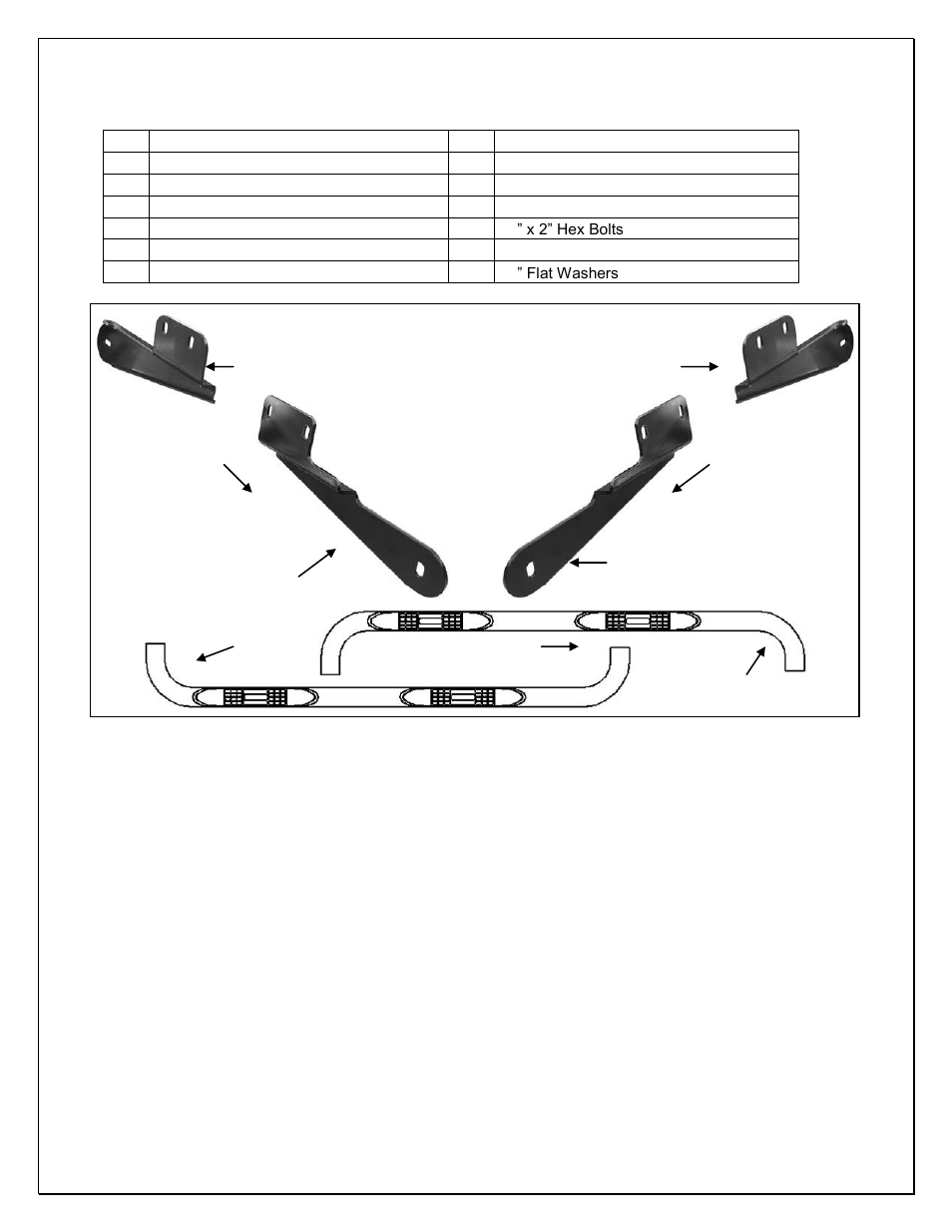 Steelcraft Automotive 213100 3 ROUND SIDE BAR User Manual | 3 pages