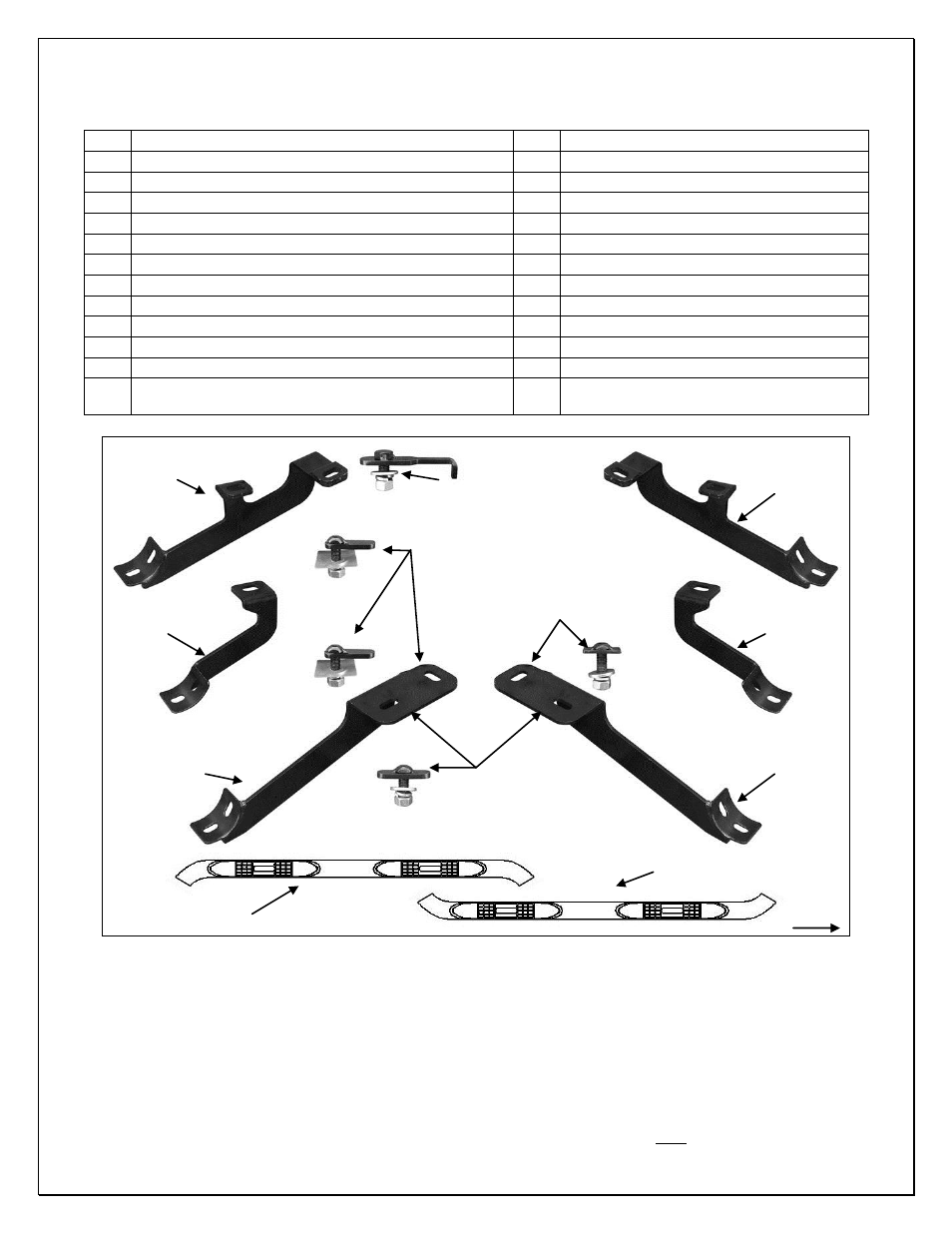 Steelcraft Automotive 214000 3 ROUND SIDE BAR User Manual | 7 pages