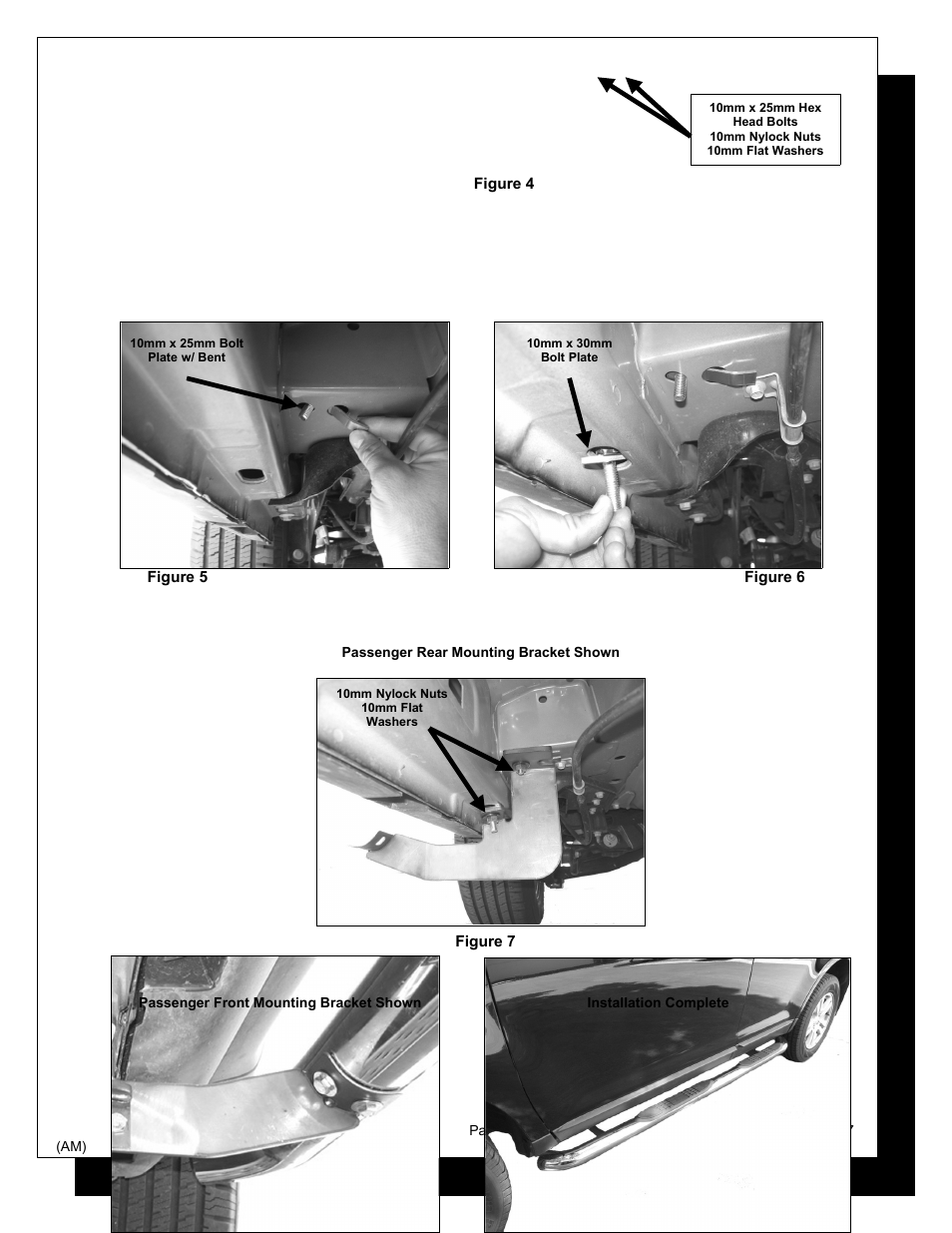 Steelcraft Automotive 213400 3 ROUND SIDE BAR User Manual | Page 3 / 4