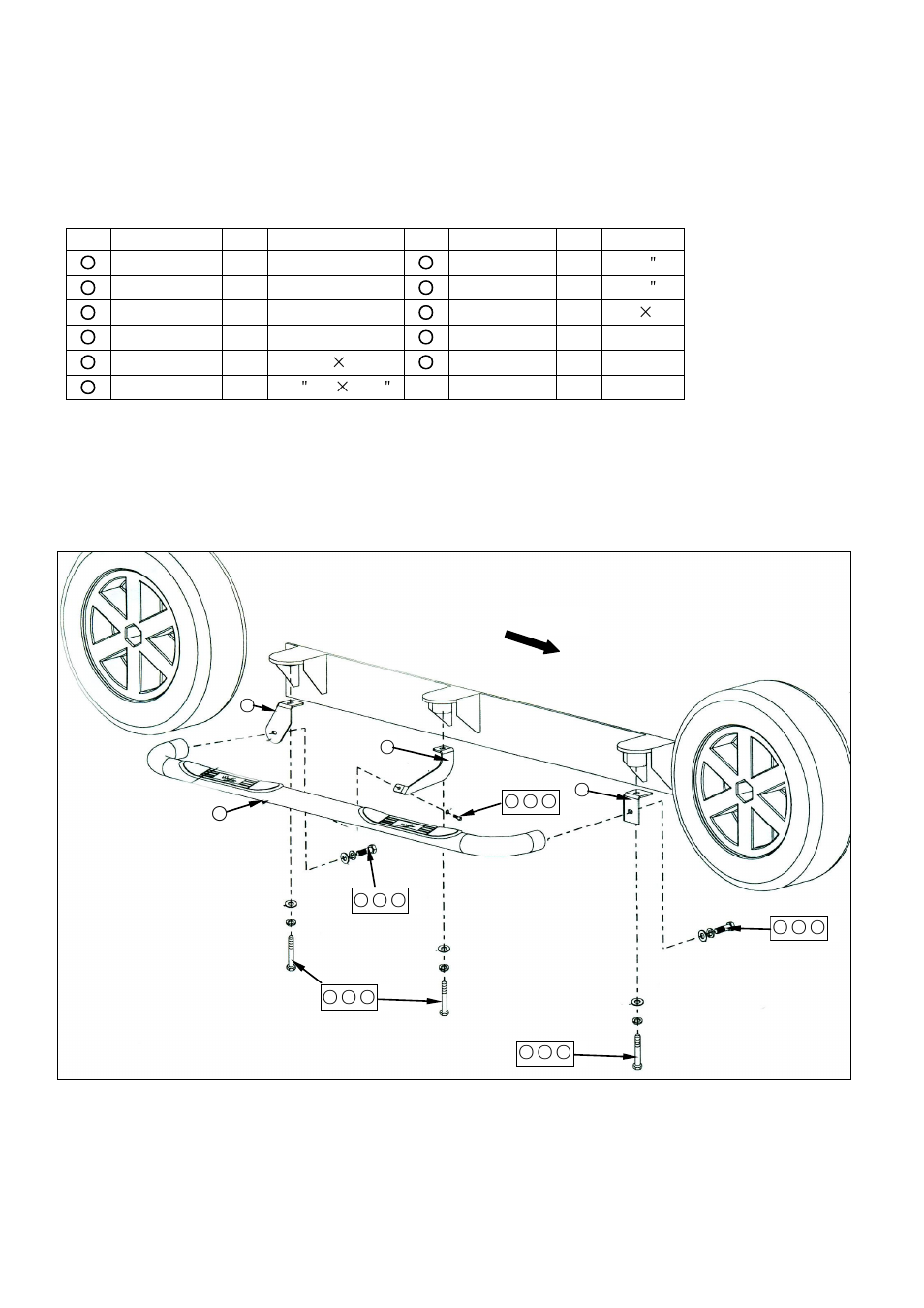 Steelcraft Automotive 220120 3 ROUND SIDE BAR User Manual | 1 page