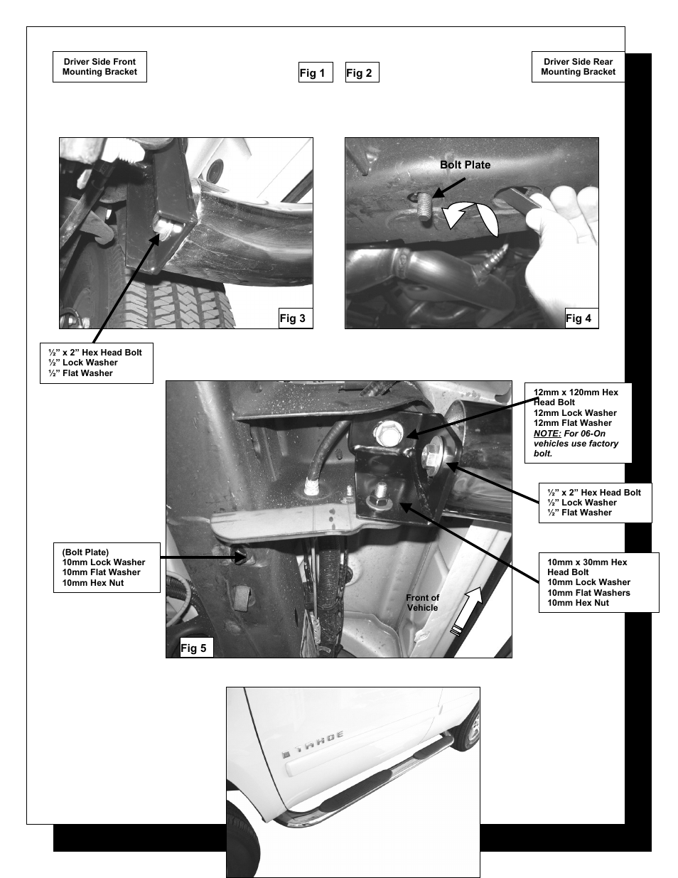 Steelcraft Automotive 202900 3 ROUND SIDE BAR User Manual | Page 3 / 4