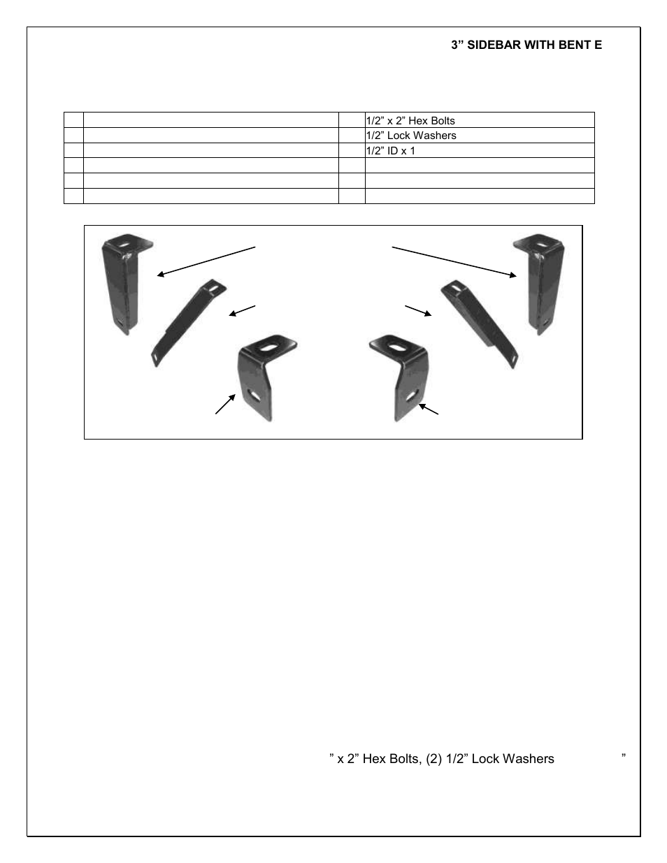 Steelcraft Automotive 202110 3 ROUND SIDE BAR User Manual | 2 pages