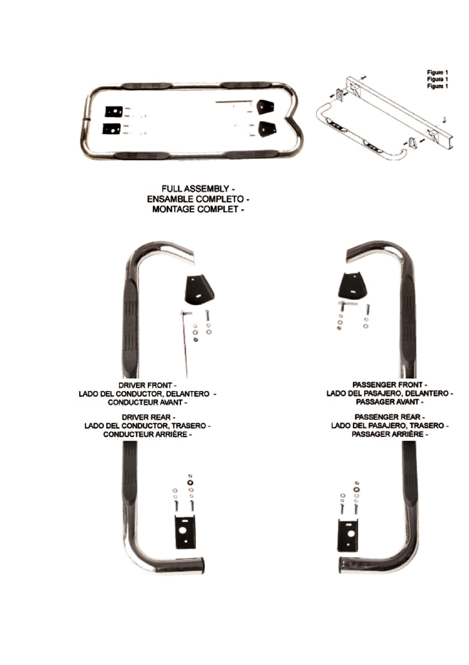 Steelcraft Automotive 232300 3 ROUND SIDE BAR User Manual | Page 2 / 2
