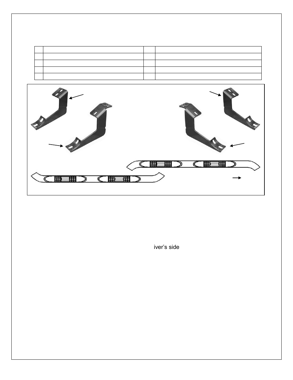 Steelcraft Automotive 230910 3 ROUND SIDE BAR User Manual | 2 pages