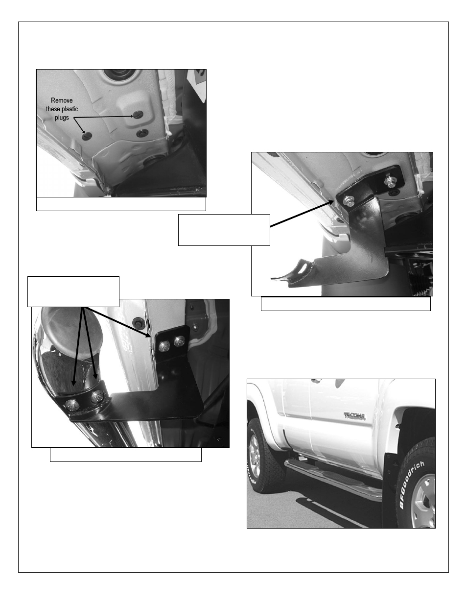 Steelcraft Automotive 230910 3 ROUND SIDE BAR User Manual | Page 2 / 2