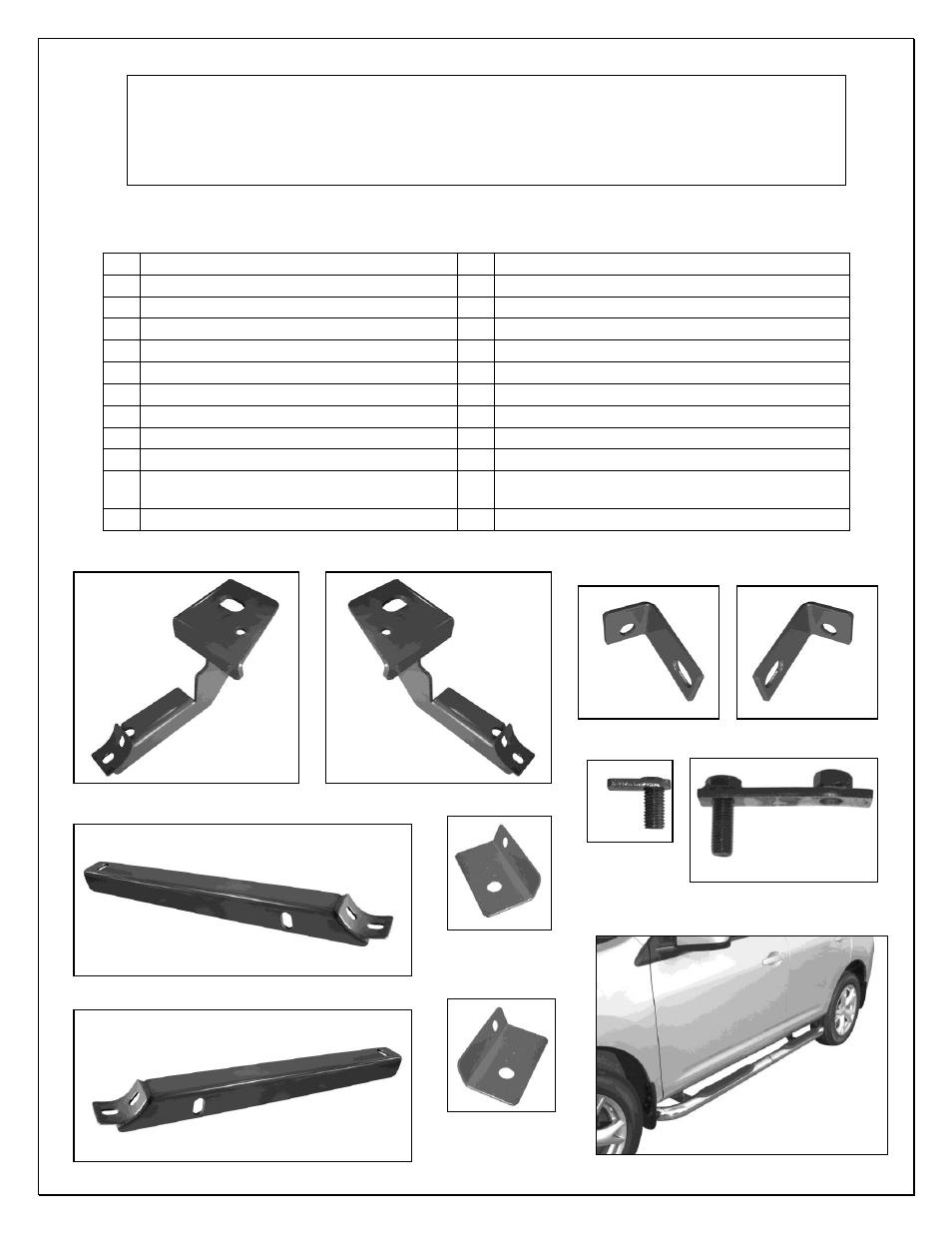 Steelcraft Automotive 241400 3 ROUND SIDE BAR User Manual | 4 pages