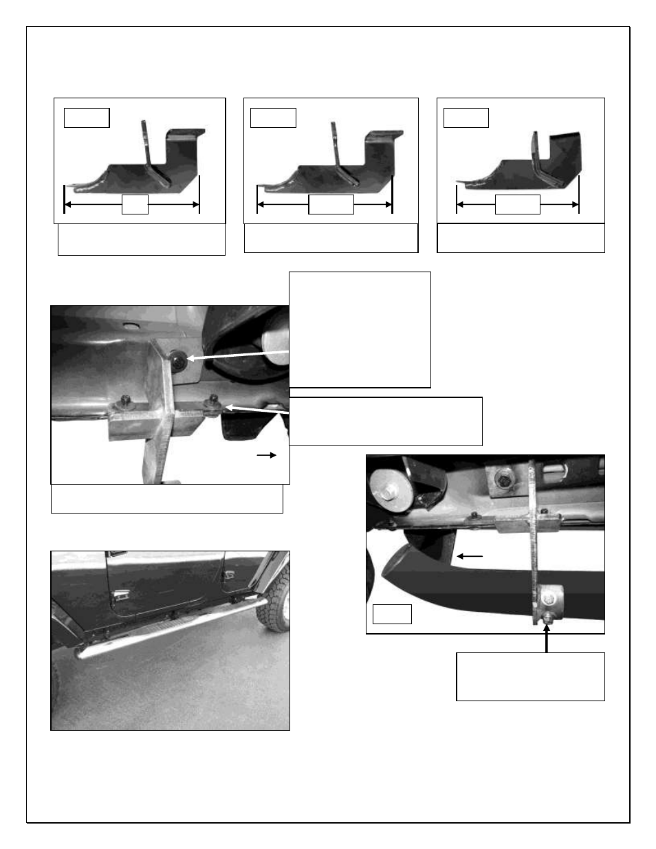 Steelcraft Automotive 221900 3 ROUND SIDE BAR User Manual | Page 3 / 3