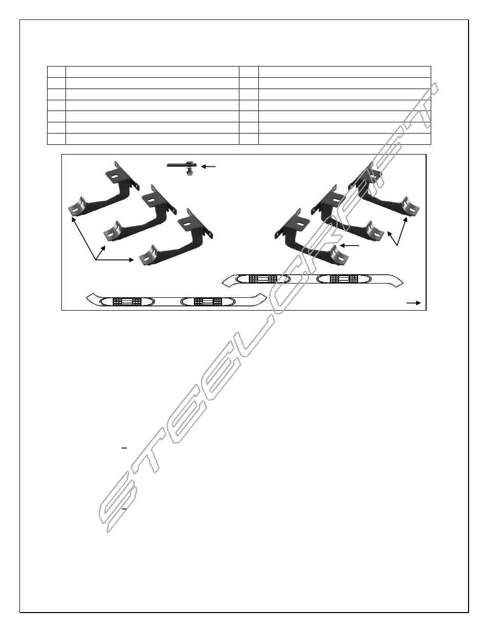 Steelcraft Automotive 223200 3 ROUND SIDE BAR User Manual | 3 pages