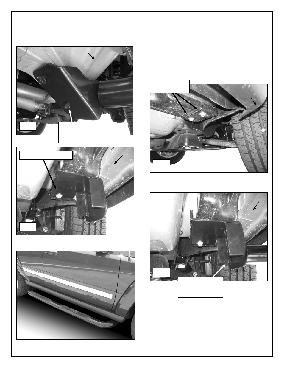 Steelcraft Automotive 221600 3 ROUND SIDE BAR User Manual | Page 4 / 4